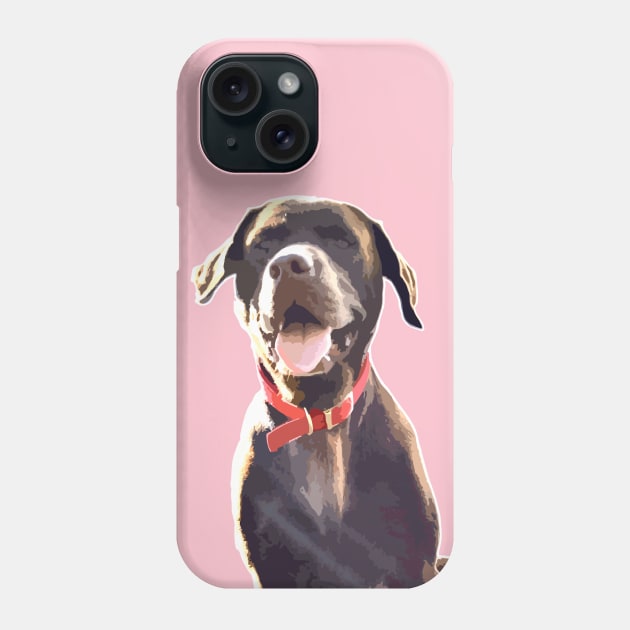 Chocolate Labrador Phone Case by Yule