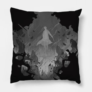 Jeju Battlefield Jin-woo Grey V.:Solo Leveling Pillow