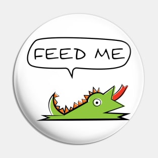 Hungry Cocrodile Pin