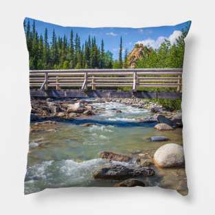 USA. Alaska. Denali National Park. Bridge. Pillow