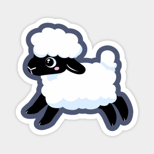 Simple Fluffy Lamb 4 Magnet