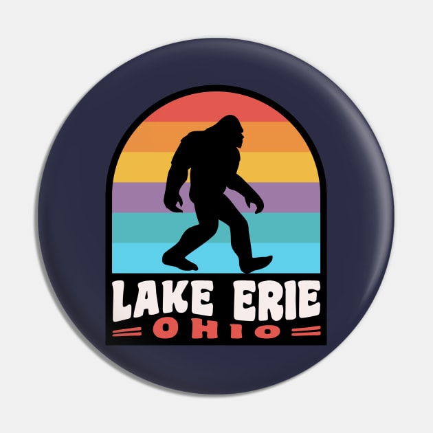 Lake Erie Ohio Bigfoot Sasquatch Cleveland OH Pin by PodDesignShop