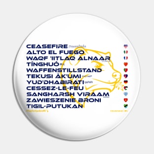 CEASEFIRE: Say ¿Qué? Top Ten Spoken (Michigan) (Wolverines) Pin