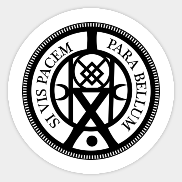Si Vis Pacem Para Bellum John Wick 3 Sticker Teepublic Si Vis Pacem Para Bellum John Wick 3 Sticker Teepublic