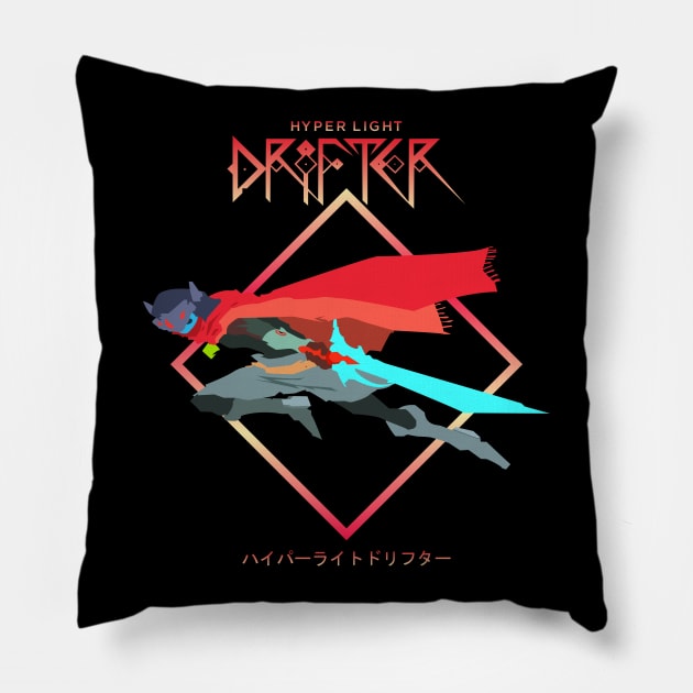 Drifter Japanese Pillow by Realthereds