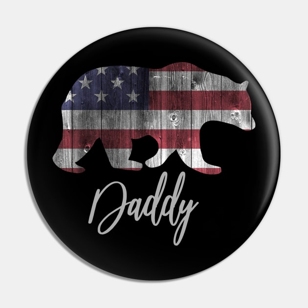 Daddy Bear 4th of july flag american Pin by sevalyilmazardal