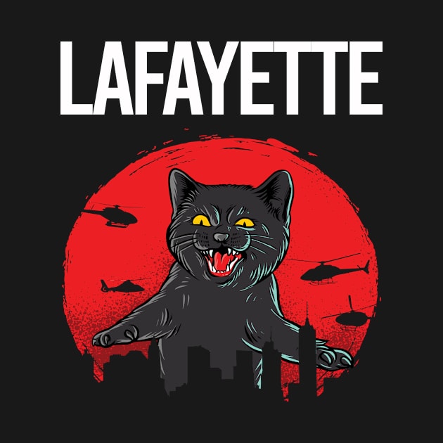 Funny Black Cat Lafayette by flaskoverhand