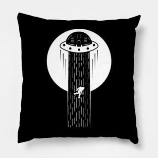 BIgfoot UFo Abduction Pillow