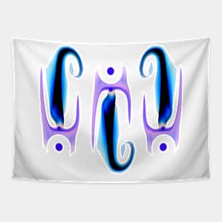 Mermaid Symbol Tapestry