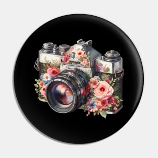 Vintage Retro Camera Pin