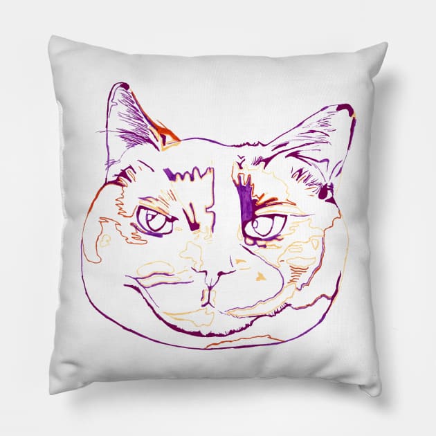 Torti Kitty Pillow by RaLiz