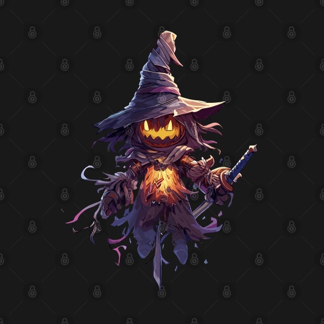 Spooky scarecrow by TomFrontierArt