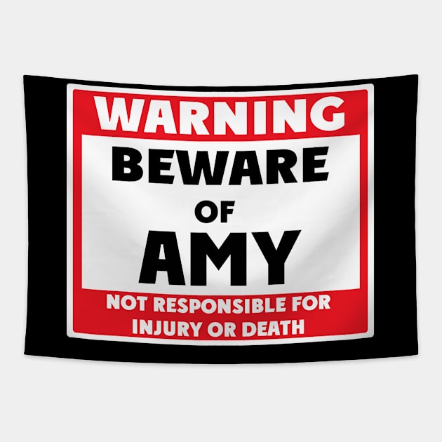 Beware of Amy Tapestry by BjornCatssen