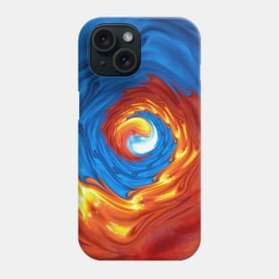 Vortex of Fire and Water Phone Case