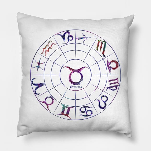 New Taurus 12 zodiac in 1 - Taurus Pillow by INDONESIA68