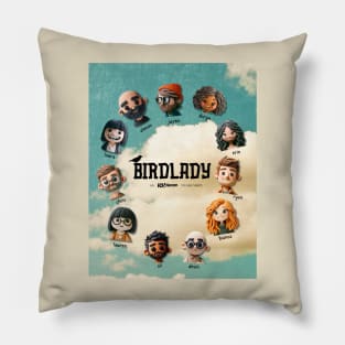 Birdlady Winter 2024 Pillow