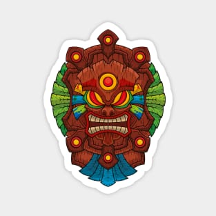 Tiki Mask Maui Magnet