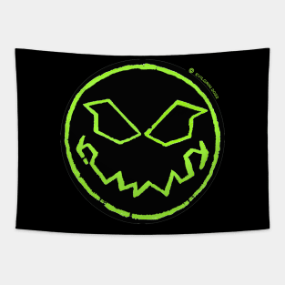 Evil Grin Tribal logo Tapestry