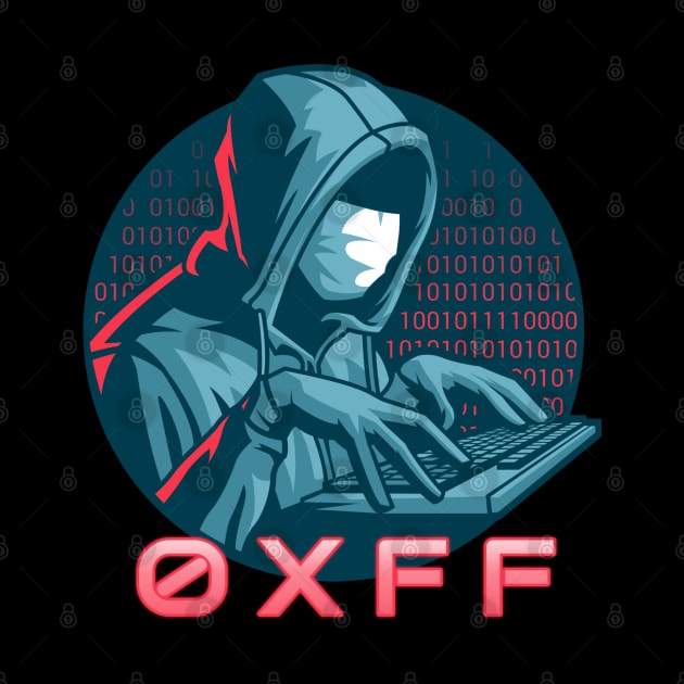 Cyber security - Hex Hacker 0xff by Cyber Club Tees