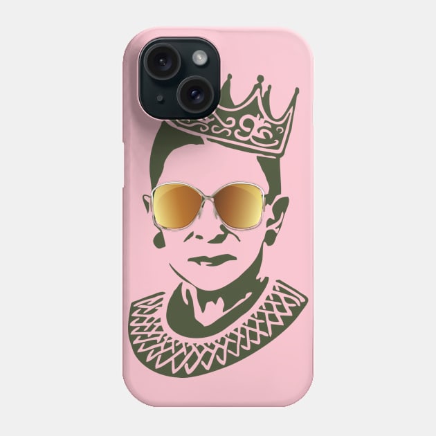 ruth bader ginsburg Phone Case by Happy as I travel