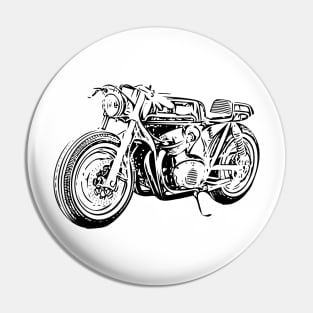 Cafe racer motorcycle Pin