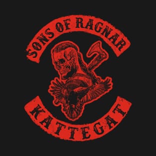 Sons of Ragnar - Red (back) T-Shirt