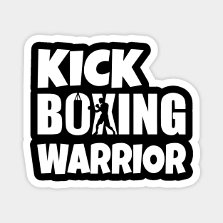 Kick boxing warrior Magnet