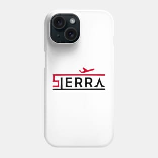 SIERRA Aviation Phonetic Alphabet Pilot Airplane Phone Case