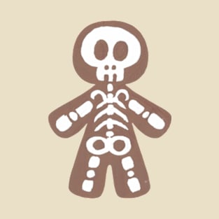 Skeleton Gingerbread Person T-Shirt