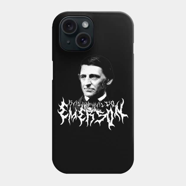 Ralph Waldo Emerson Metal Phone Case by blueversion