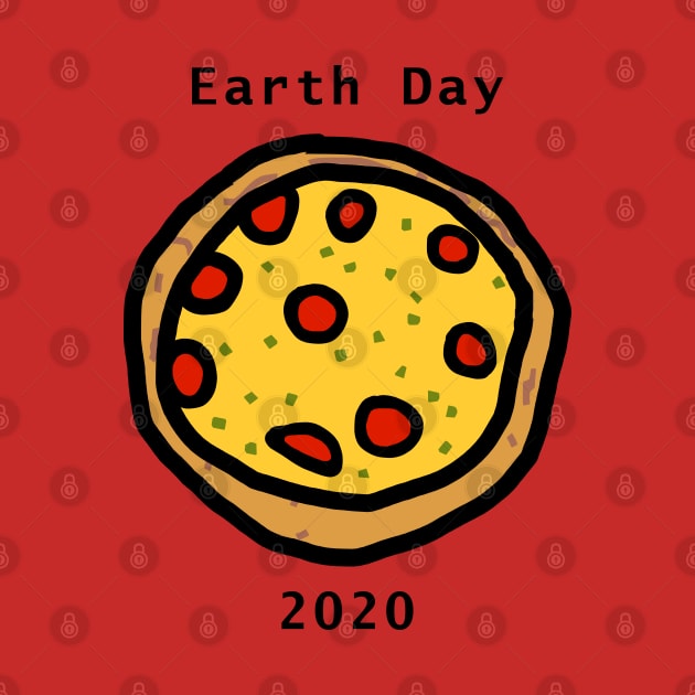 Pizza for Earth Day by ellenhenryart