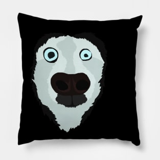 Dog looking into your soul Pillow