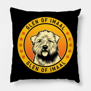 Glen of Imaal Terrier Dog Portrait Pillow