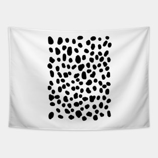 Dalmatian Spots (Black/White) Tapestry