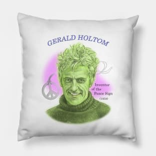 Gerald Holtom, Inventor of the Peace Sign Pillow