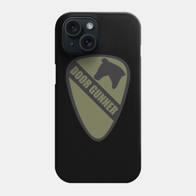 Air Cav Door Gunner Patch (subdued) Phone Case by Firemission45