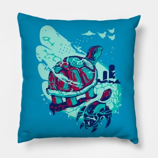 Turtle Flying Pillow