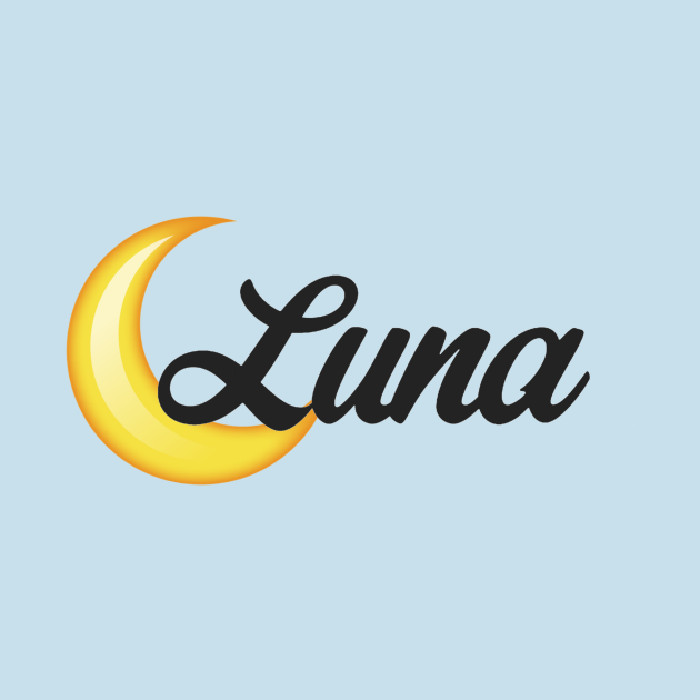 Luna - Moon - T-Shirt | TeePublic
