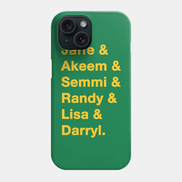 Coming To America Names Phone Case by IdenticalExposure