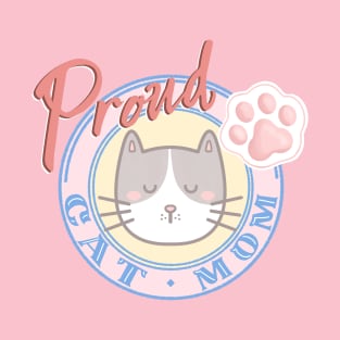 Proud cat mom T-Shirt