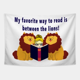 Read between the Lions Tapestry