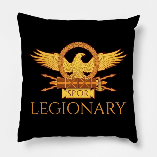 Legionary - Ancient Roman Legion Eagle Pillow by Styr Designs