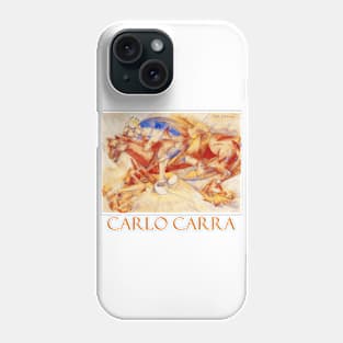 The Red Horseman by Carlo Carra Phone Case