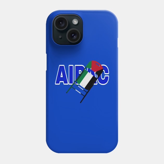 Folding Chair To The Israel Lobby - Palestinian Flag - Back Phone Case by SubversiveWare