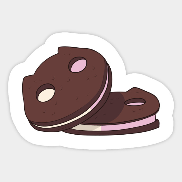 Cookie Cat Pile Snack Sticker Teepublic