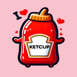 I Love Ketchup T-Shirt