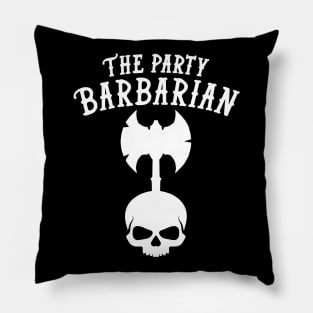 Barbarian Dungeons and Dragons Team Party Pillow