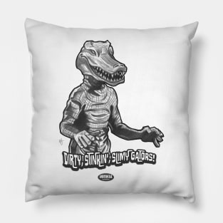 Alligator Person Pillow