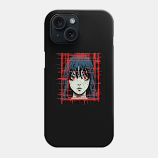 woman in evil restraints Phone Case