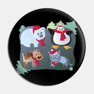 winter vacation Pin